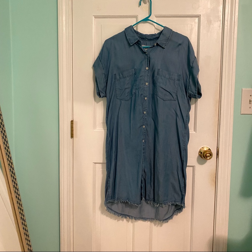 Thread & Supply Chambray Shirt Dress